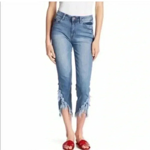 C&C California Denim - [6/28]C&C California  Frayed Crop Jeans